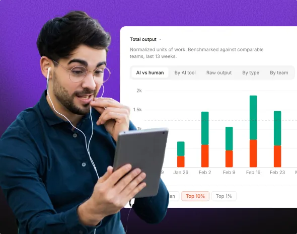 AI built into the workflow