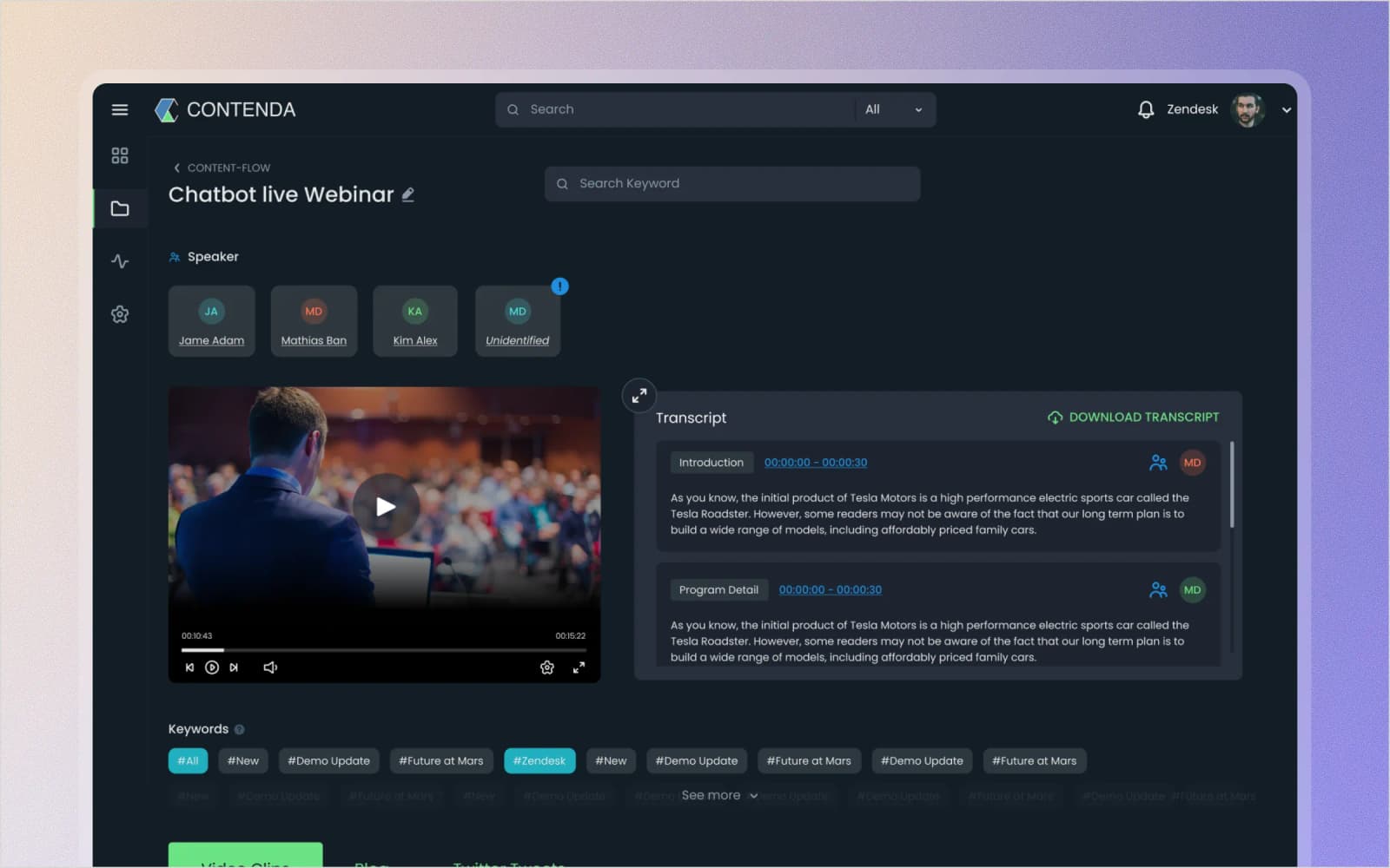 Contenda, generative AI for content, pre-ChatGPT