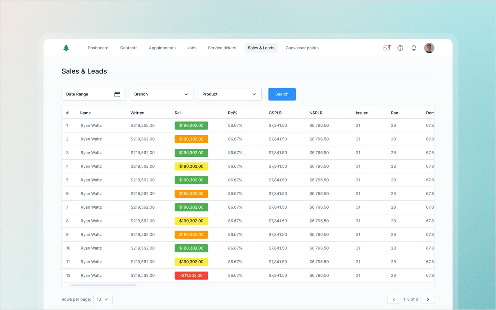Midtown, internal CRM, designed and engineered