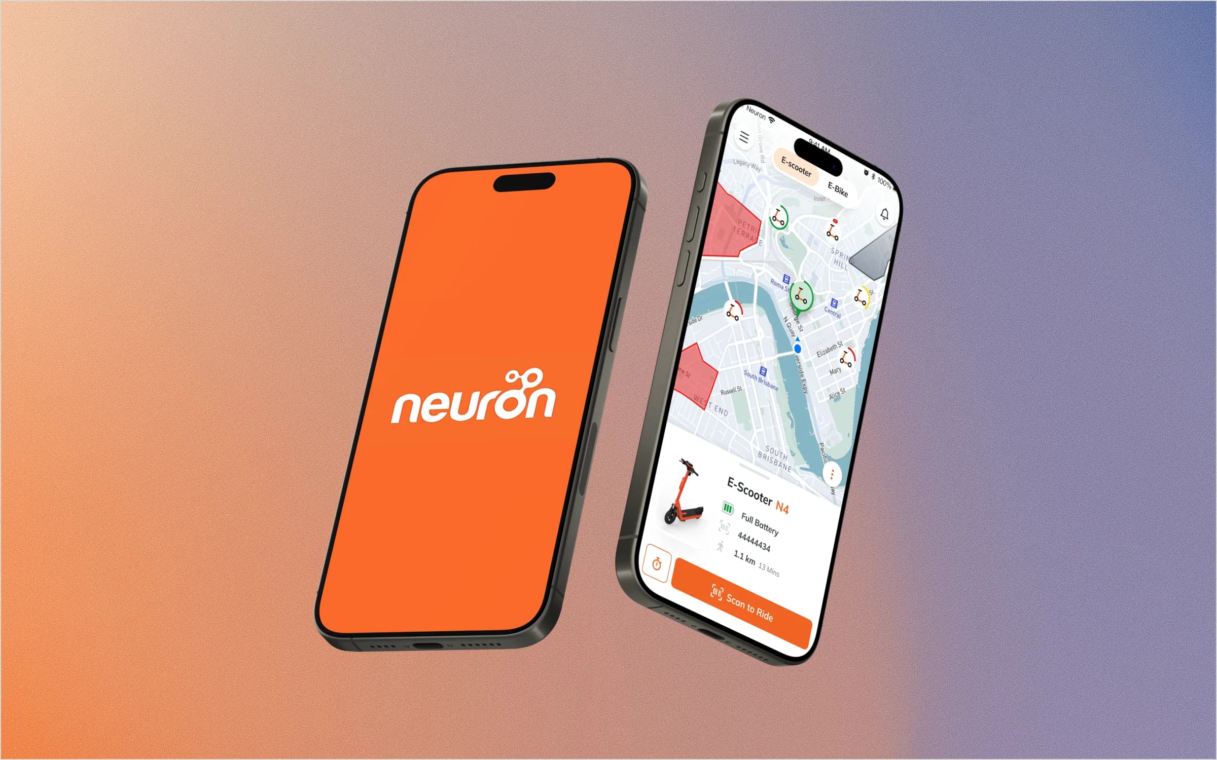 Neuron. Singapore-born micromobility leader, rider + operator apps
