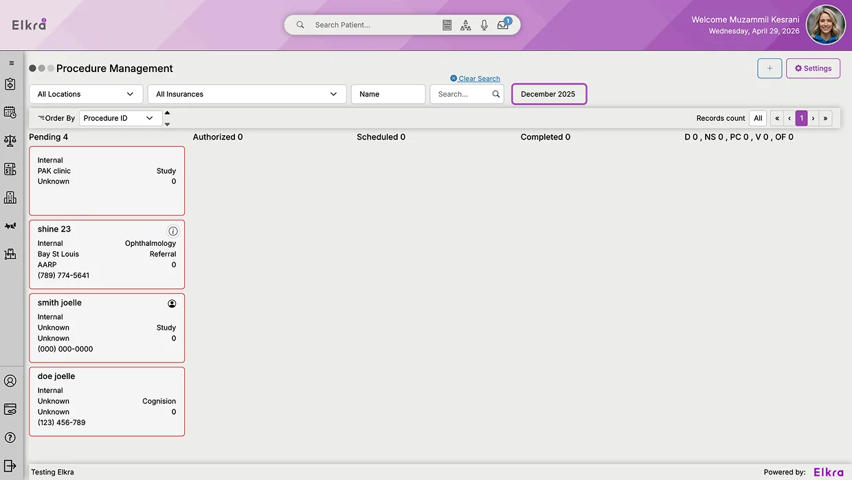 Before · workflow status inferred from scattered fields with no timeline