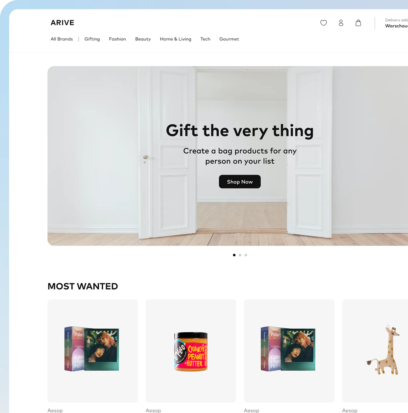 Arive. German quick-commerce / fast-fashion rebuild