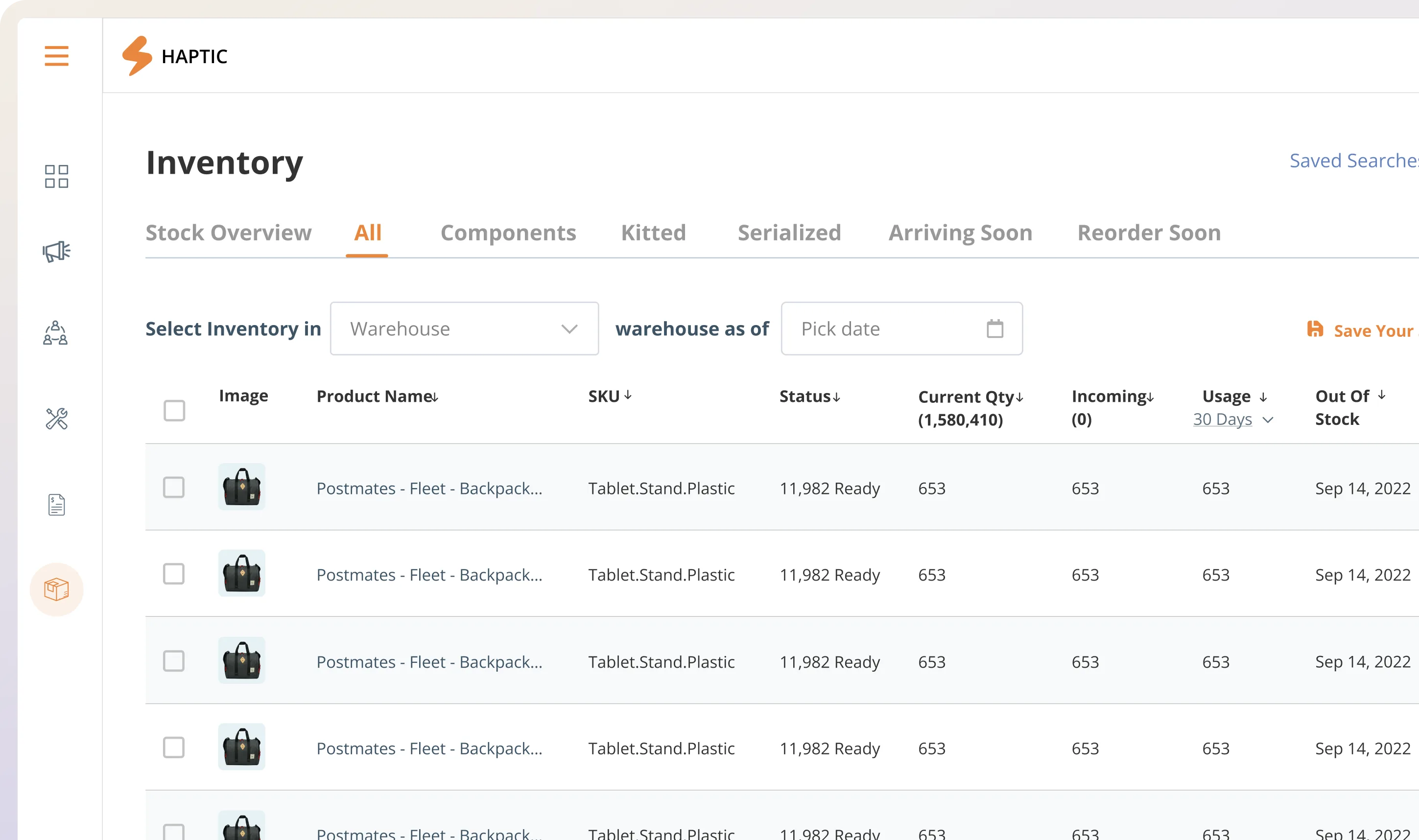 Bluemark / Haptic. B2B logistics SaaS for branded shipping at scale