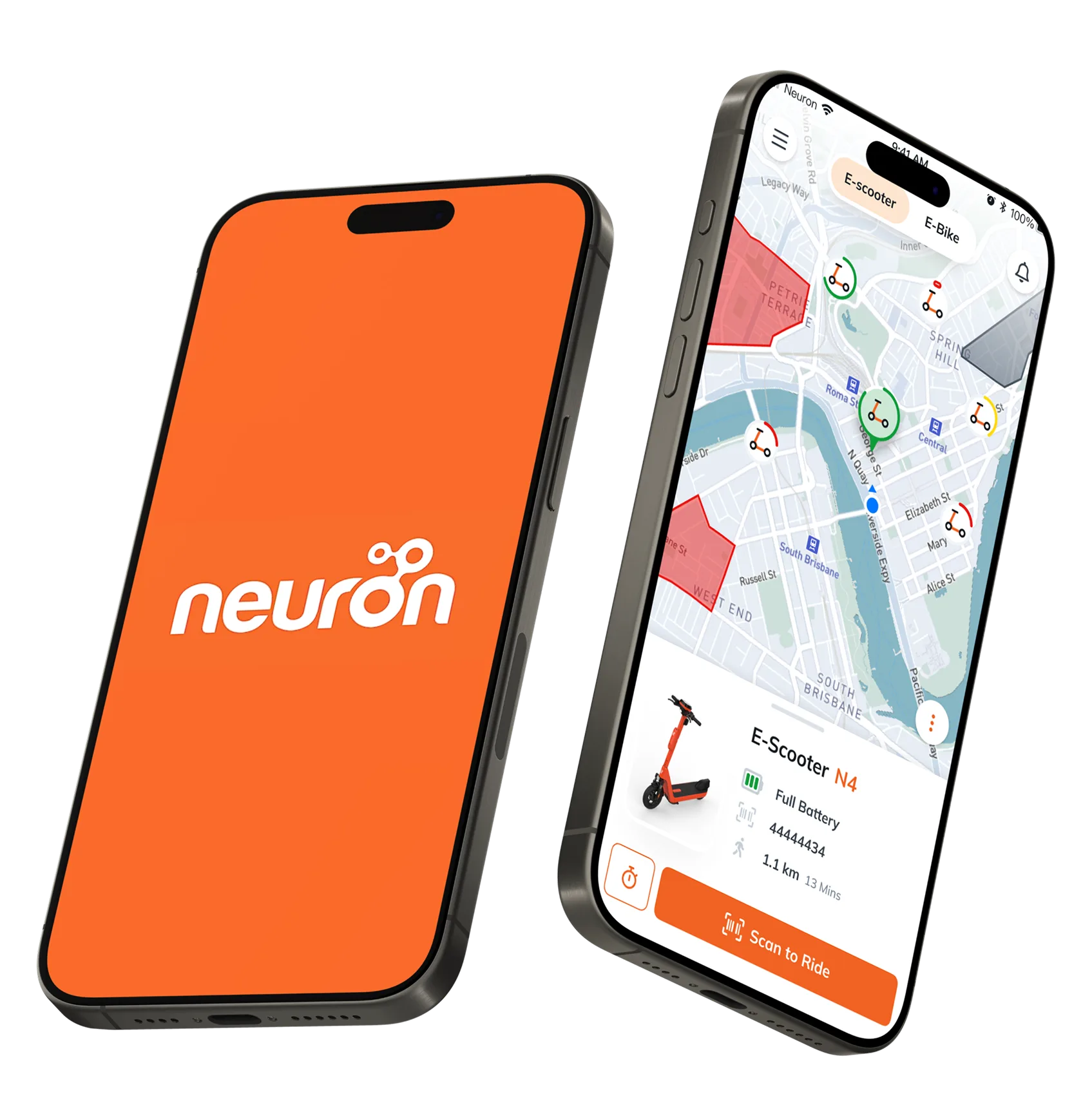Neuron. Singapore-born micromobility leader, rider + operator apps